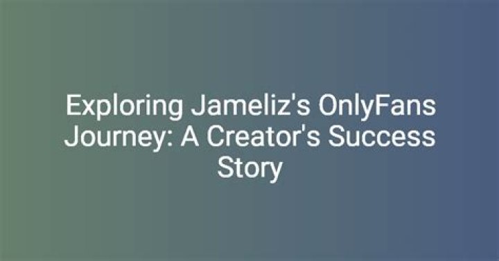 Exploring Jameliz OnlyFans: A Comprehensive Guide