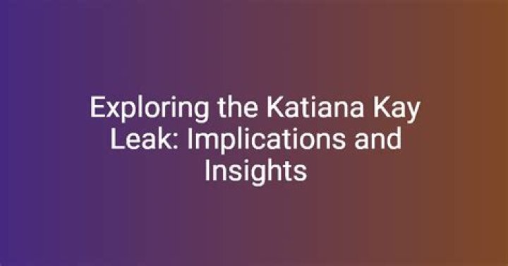 Exploring the Allure of Katiana Kay Naked