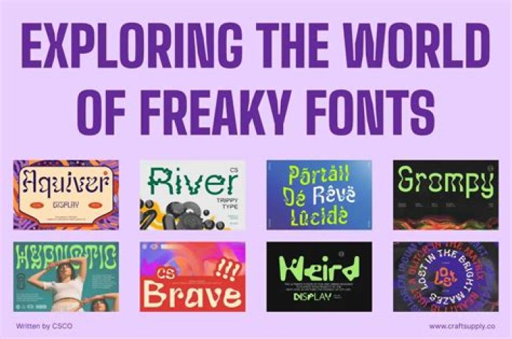 Exploring the World of Freaky Fonts: A Comprehensive Guide
