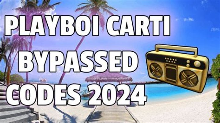 Exploring the World of Playboi Carti Roblox ID Bypassed 2024