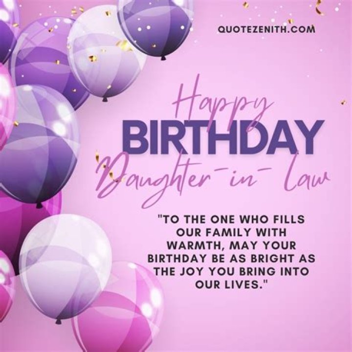 Happy Birthday Daughter-in-Law: Celebrating Her Special Day with Love and Joy