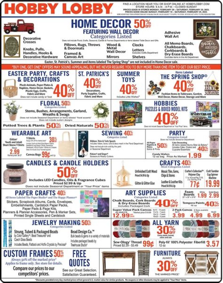 Hobby Lobby Weekly Ad: Maximize Your Savings with Weekly Deals