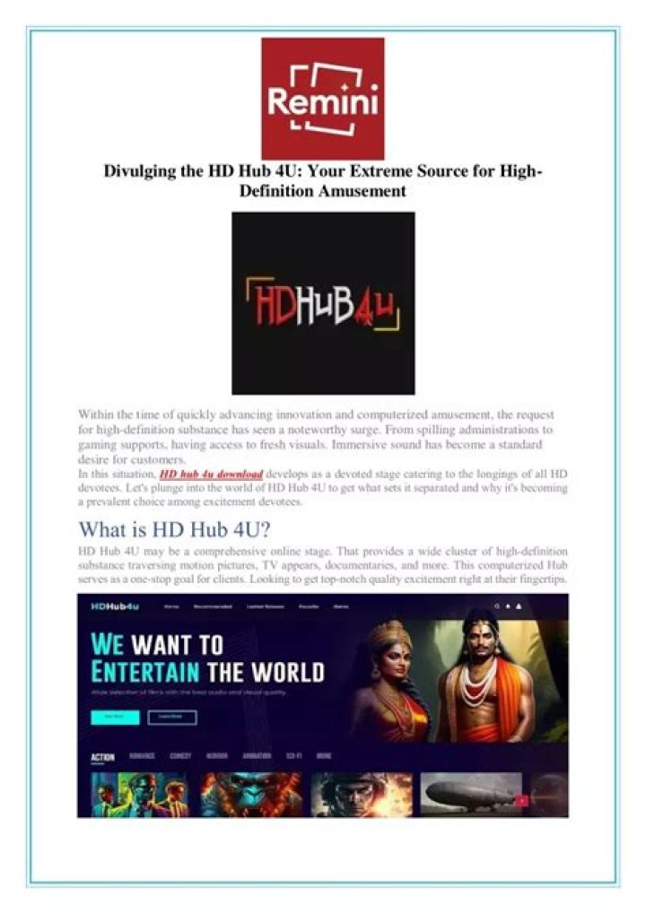 Hub 4U Com: Your Ultimate Guide to Online Hub Services