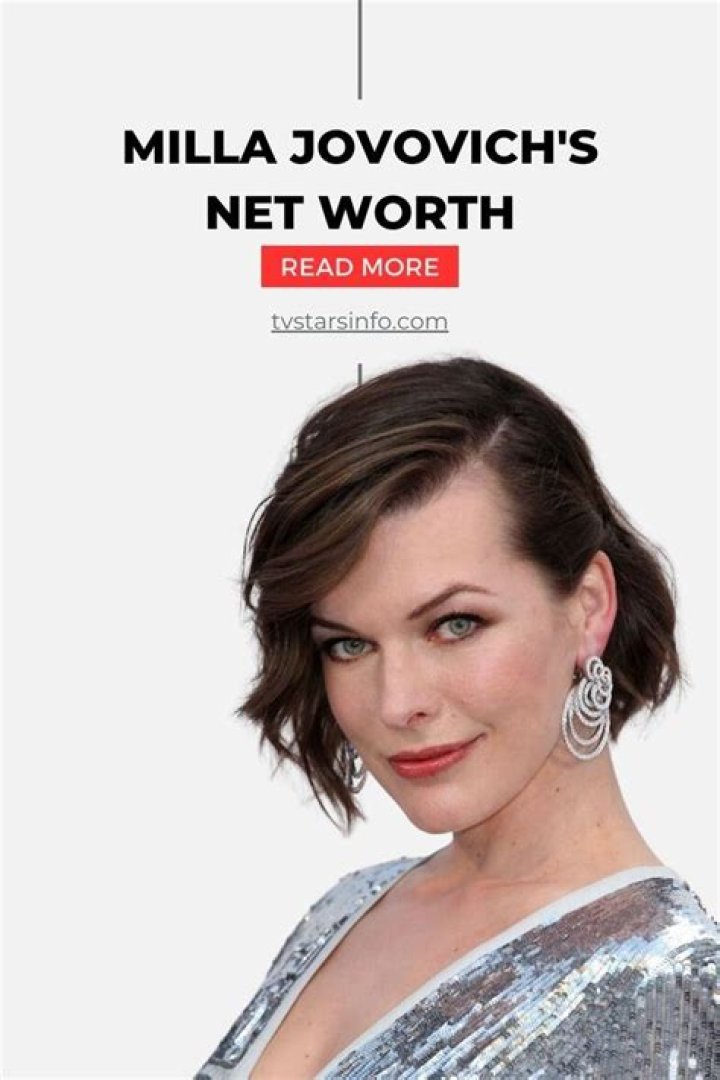Milla Jovovich Net Worth: A Comprehensive Analysis of Her Wealth