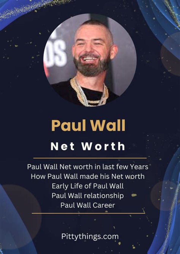 Paul Wall Net Worth 2023: A Deep Dive into the Rapper's Wealth and Career
