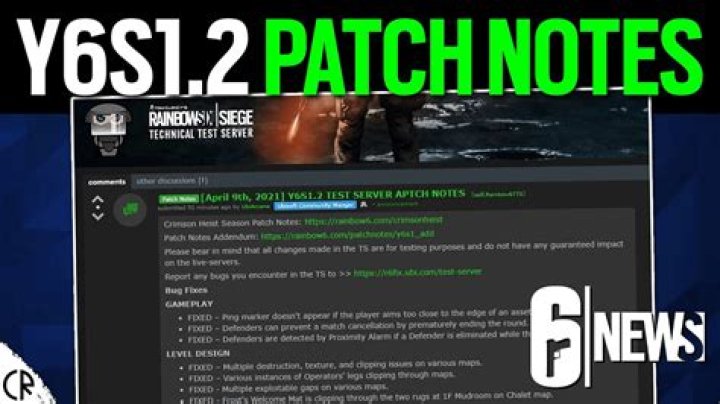 Rainbow Six Siege Patch Notes: Everything You Need to Know