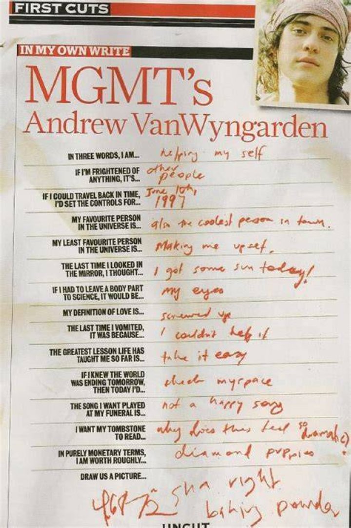 Uncovering the Love Life of MGMT's Andrew VanWyngarden: Wife and More