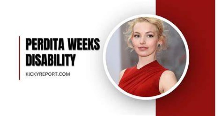 Understanding Perdita Weeks Disability: A Deep Dive into Health and Career Impact