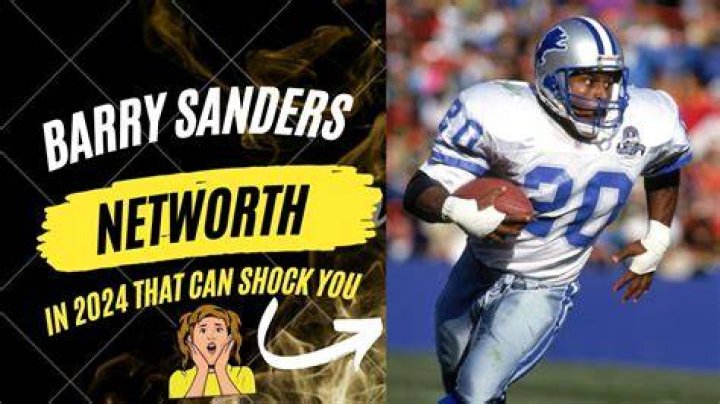 What Is Barry Sanders Net Worth? Exploring the Wealth of an NFL Legend